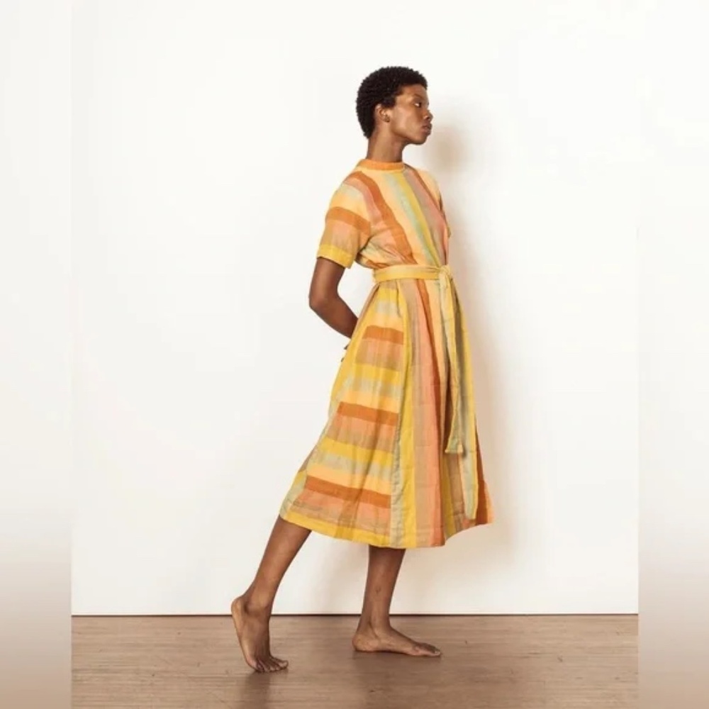 Ace & Jig Margaret Dress in Sorbet Small S